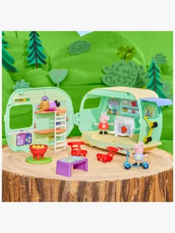 Legetøjsfigurer|PeppaPig Gurli Gris Campingvogn Legesæt med Figurer