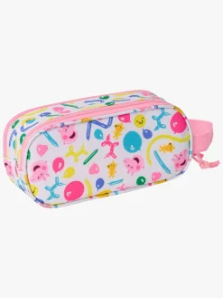 Kreativt Legetøj|PeppaPig Gurli Gris 3D Dobbelt Penalhus, Blå/Pink