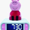 Interiør|PeppaPig Gurli Gris Digitalt Vækkeur med Natlampe
