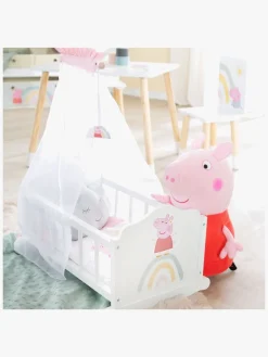 Dukker & Bamser|PeppaPig Gurli Gris Dukkeseng med Sengehimmel