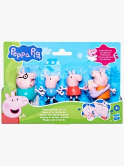 Legetøjsfigurer|PeppaPig Gurli Gris Figursæt Familie 5-pak