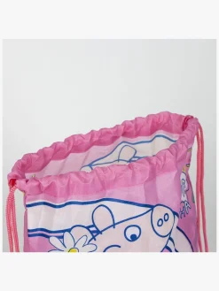 Uv & Strand|PeppaPig Gurli Gris Håndklæde Gymnastikpose & Kasket Sæt, Pink