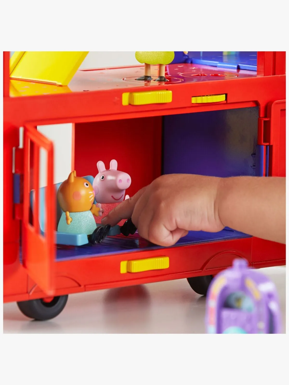 Legetøjsfigurer|PeppaPig Gurli Gris Legesæt 2-i-1 Partybus