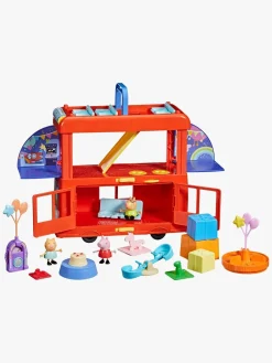 Legetøjsfigurer|PeppaPig Gurli Gris Legesæt 2-i-1 Partybus