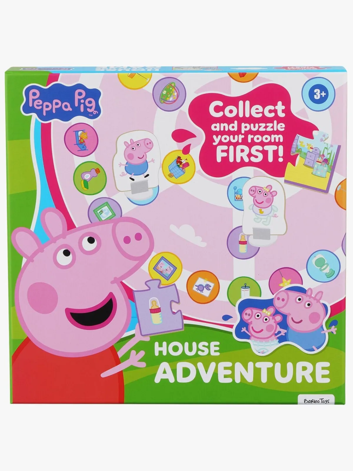 PeppaPig Spil & Puslespil-Gurli Gris Puslespil House Adventure
