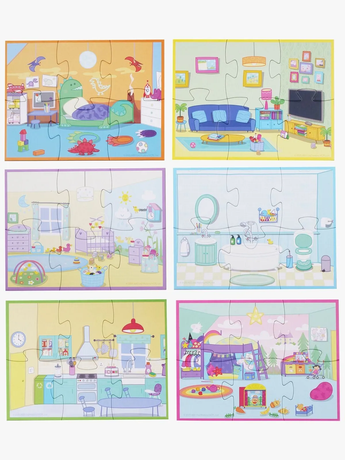 PeppaPig Spil & Puslespil-Gurli Gris Puslespil House Adventure