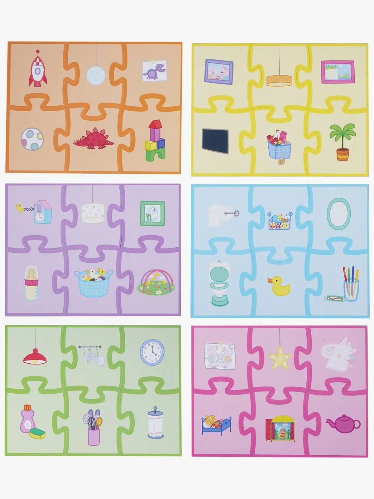 PeppaPig Spil & Puslespil-Gurli Gris Puslespil House Adventure