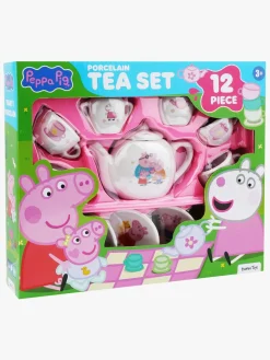 Rolleleg|PeppaPig Gurli Gris Tesæt Porcelæn 12 Dele