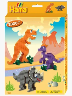 Kreativt Legetøj|Hama Dinosaur Perlesæt 2000 Stk.