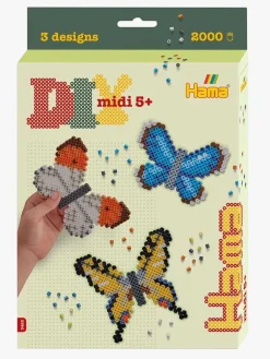 Kreativt Legetøj|Hama Midi Hanging Box Sommerfugle Perlesæt 2000 Stk.