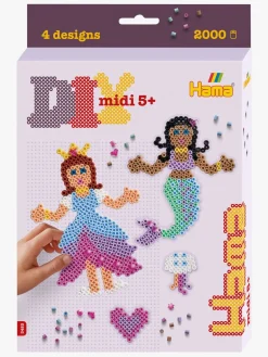 Hama Kreativt Legetøj-Prinsesse & Havfrue Perlesæt 2000 Stk.
