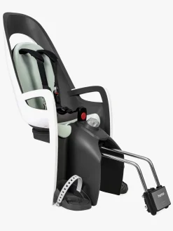 Cykler|Hamax CARESS Cykelstol inkl. Låsbar Stelmontering, Grey/White/Mint Grå