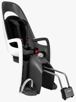 Cykler|Hamax CARESS Cykelstol med Låsbar Stelmontering, White/Black Hvid/Sort