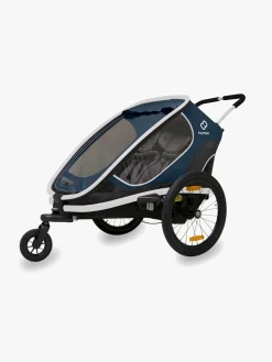 Aktivitetsvogne|Hamax Outback Reclining Cykelanhænger, Navy/White Blå