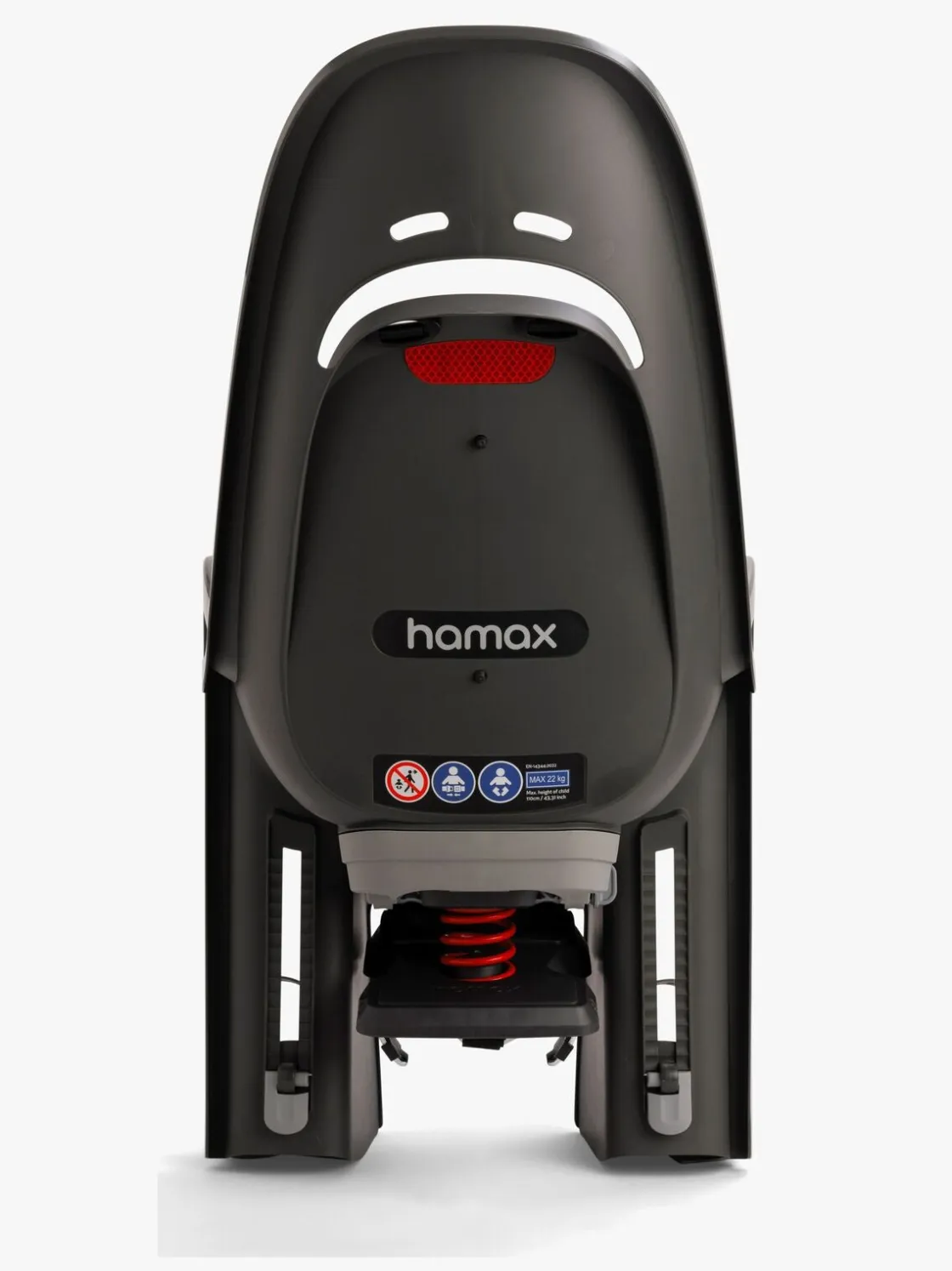 Cykler|Hamax ZENITH RELAX Cykelstol med Adapter, Grey/Black Grå/Sort