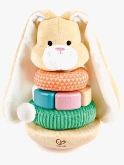 Babylegetøj|Hape Bunny Stacker Aktivitetslegetøj, Multifarvet