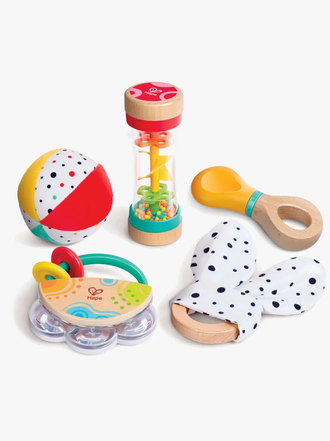 Lærerig Leg|Hape 5-i-1 Sensorisk Sæt Baby