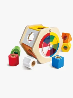 Hape Trælegetøj-Puttekasse Farve & Form