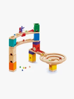 Hape Trælegetøj|Byggesæt & Lego-Quadrilla Race to the Finish Kuglebane