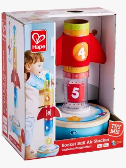 Babylegetøj|Hape Rocket Ball Air Stabeltårn