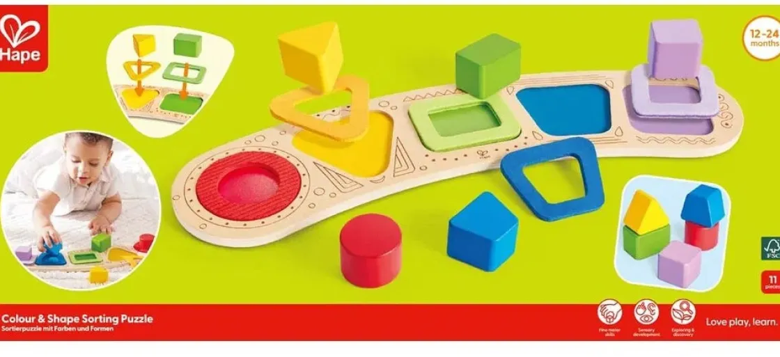 Spil & Puslespil|Hape Toddler Puslespil & Former