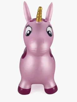 HappyBaby Udelegetøj-Happy Baby Hop 'N Bounce Luna Hoppedyr Enhjørning