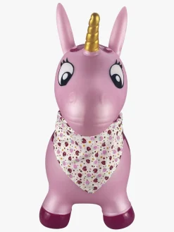 HappyBaby Udelegetøj-Happy Baby Hop 'N Bounce Luna Hoppedyr Enhjørning