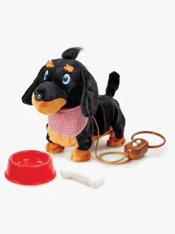 HappyPets Interaktivt Legetøj-Happy Pets Wiggle Jiggle Gravhund Deluxe Interaktiv Hund