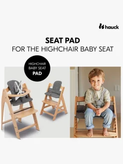 Højstole & Tilbehør|Hauck Babysæt Hynde, Dark Grey