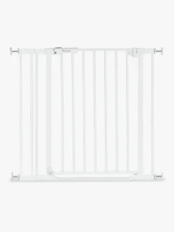 Sikkerhed|Hauck Clear Step 2 Sikkerhedsgitter + 9 cm Forlængerdel, White
