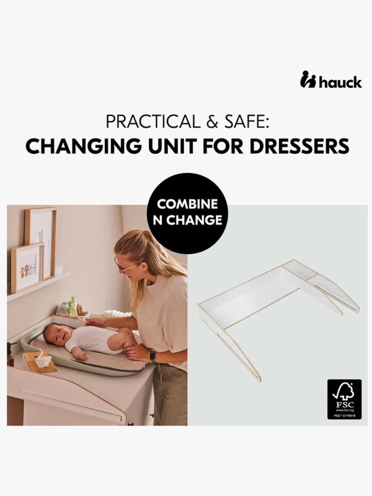 Pusleborde|Hauck Combine N Change Pusledel