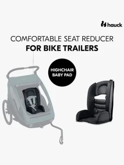 Hauck Aktivitetsvogne-Comfort Hynde til Cykelanhænger, Black