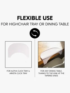 Højstole & Tilbehør|Hauck Dækkeserviet til Højstolsbakke, Beige Speckle Grå