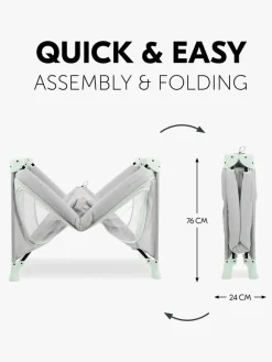 Børn Hauck Børnesenge & Tilbehør-Dream N Play Plus Weekendseng, Dusty Mint