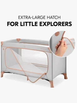 Børn Hauck Børnesenge & Tilbehør-Dream N Play Plus Weekendseng, Dusty Cork