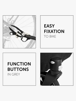 Hauck Aktivitetsvogne-Dryk Duo Cykelanhænger, Grey