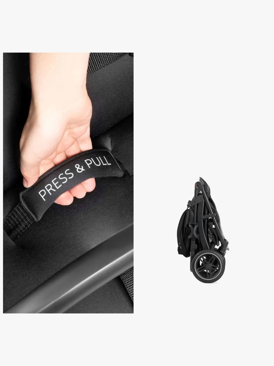 Klapvogne|Hauck Rapid 4D Klapvogn, Sort