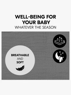 Skråstole & Babygynger|Hauck Skråstol Betræk Baby, Dark Grey Grå