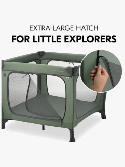 Børn Hauck Børnesenge & Tilbehør-Sleep N Play SQ Set Weekendseng, Dark Green