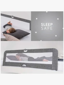 Børnesenge & Tilbehør|Hauck Sleep N Safe Plus XL Sengehest, Melange Grey