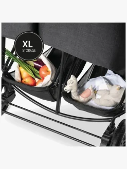 Hauck Tvillingevogne-Uptown Duo Tvillingevogn, Melange Black