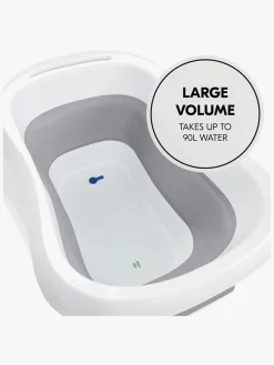 Badeværelset|Hauck Wash N Fold Badekar L, White/Stone Grå/Hvid