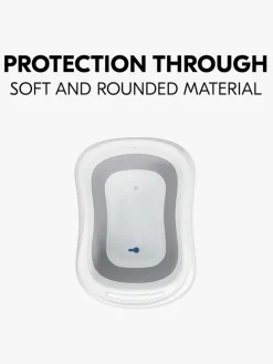 Badeværelset|Hauck Wash N Fold Badekar L, White/Stone Grå/Hvid