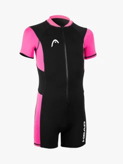 Svømning|HEAD Våddragt Light Shorty Junior, Sort/Lyserød
