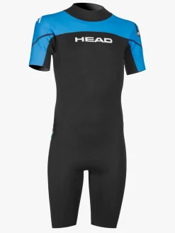 Svømning|HEAD Våddragt Sea Ranger Shorty Junior, Sort/Lyseblå