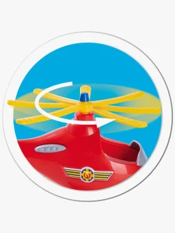 BrandmanSam2 Legetøjsbiler & -Fartøjer-Helikopter Wallaby & Tom Figur Brandmand Sam