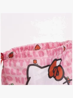 Uv & Strand|HelloKitty Hello Kitty Håndklæde Gymnastikpose & Kasket Sæt, Lyserød