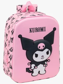 Børn HelloKitty Tasker-Hello Kitty Kuromi 3D Mini Rygsæk 6L, Lyserød