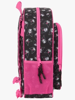 Tasker|HelloKitty Hello Kitty Kuromi Small Rygsæk 15L, Lyserød/sort