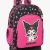 Børn HelloKitty Tasker-Hello Kitty Kuromi Trolley Kuffert 21L, Lyserød/sort